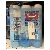 Lysol spray 3 cans