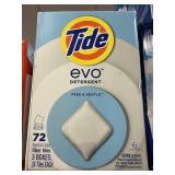 Tide Evo detergant 72 ct