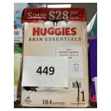 Huggies 184 diapers size 1
