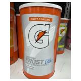 Gatorade glacier cherry makes 9 gal
