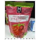 Freeze dried strawberry slices 3 oz