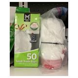 Small trash bags 2-50 ct
