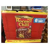 Hormel Chili w/ beans 6 cans