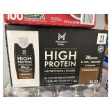 High protein chocolate shake 15 pack