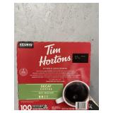 Tim Hortons decaf coffee 10 K cups