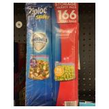 Ziploc slider variety pack 166 ct