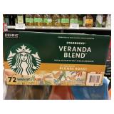 Starbucks blonde roast 72 K cups