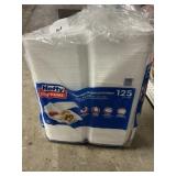 Hefty 3 compartment lid containers 125 ct