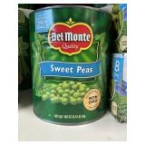 Del Monte sweet peas 105 oz