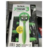 Schick Xtreme 20 disposable razors