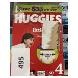Huggies 160 diapers size 4