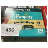 Pampers 174 diapers size NB