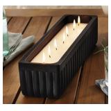 Black citronella candle cement