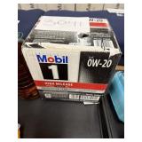 Mobil 1 0W-20 full synthetic oil 6-1qt