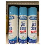 Sprayway glass cleaner 3 cans