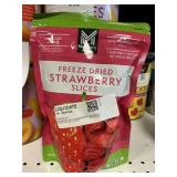 Freeze dried strawberry slices 3oz