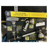 Outdoor watering set