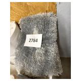 Gray bath mat