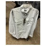 Habit long sleeve button down shirt M