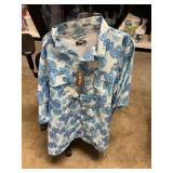 Habit short sleeve tee button down 2XL