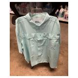 Eddie Bauer short sleeve button down shirt XXXL