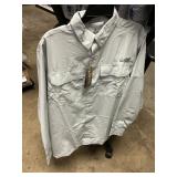 Habit long sleeve button down shirt M
