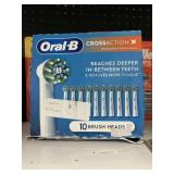 Oral-B crossaction X 10 brush heads