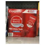 Colgate optic white 4 pack