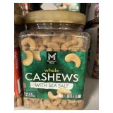 Whole cashews 33 oz
