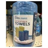 Microfiber towels 100 pack-blue