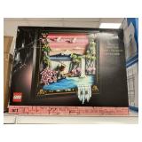 Lego Japanese cherry blossom landscape