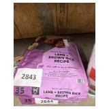 Lamb brown rice 35lbs