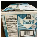 Pure cane sugar 2000 packets