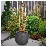 Outdoor Calla lily fountain