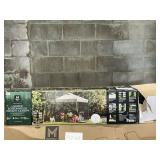 11.8 ftx5.9ft Lighted screenhouse instant canopy