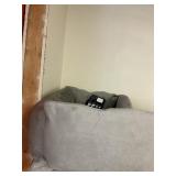 Gray pet bed