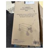 Folding wagon red