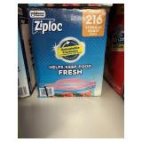 Ziploc 216 storage quart bags-freezer