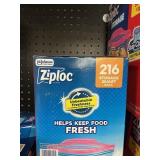 Ziploc 216 storage quart bags