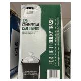 220 Commercial can liners 50gal