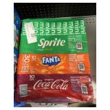 Cherry coke-Fanta- sprite 30 mini cans