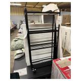 4-Tier wire rack on wheels  Brightroom