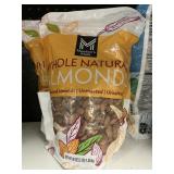 Whole natural almonds 2-48 oz