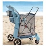 Beach cart- milky blue
