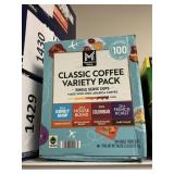 Classic coffee variety pack 100 K cups