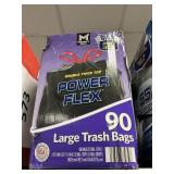 Power Flex large trash bags 90ct