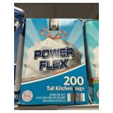 Power Flex 200 tall kitchen bags-blue
