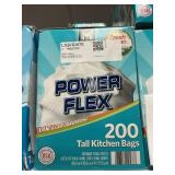 Power Flex 200 tall kitchen bags