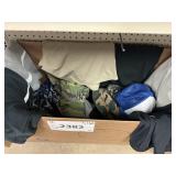Mens clothing & hat lot XL shorts 5 hats
