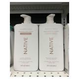 Native shampoo & conditioner 2-34 fl oz